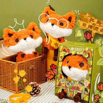 Little Red Fox Stuffed Animal Plush Toy, Vulpes Vulpes Plushies
